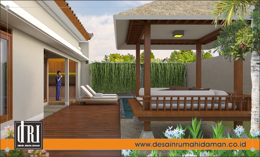 desain perumahan gaya Bali
